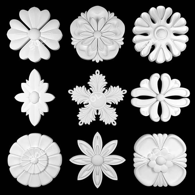 Ornament Pack 3D Max Models 3D model image 2