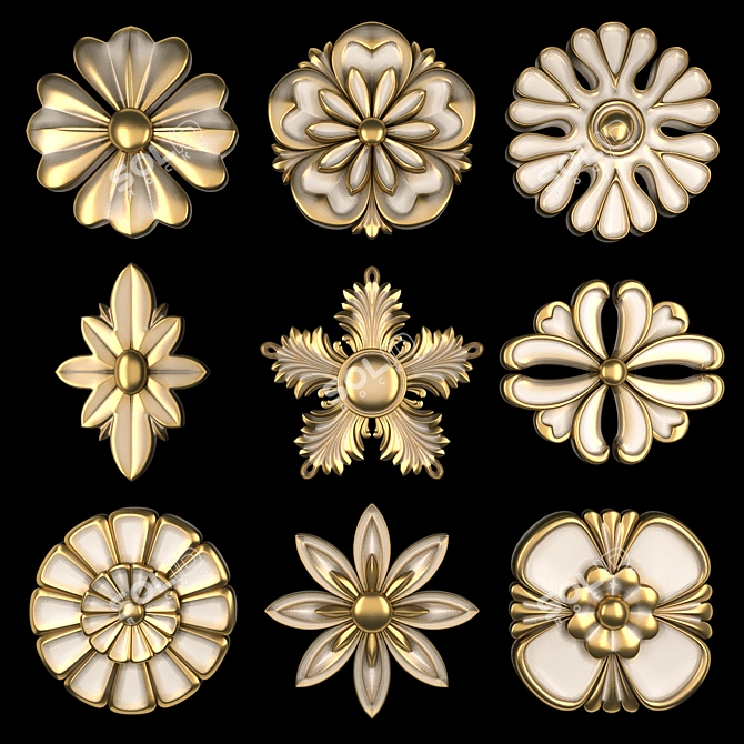 Ornament Pack 3D Max Models 3D model image 3