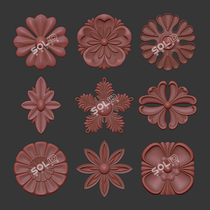 Ornament Pack 3D Max Models 3D model image 7