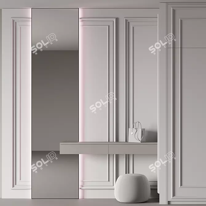 Customizable Storage Solution: Wardrobe №20 3D model image 3