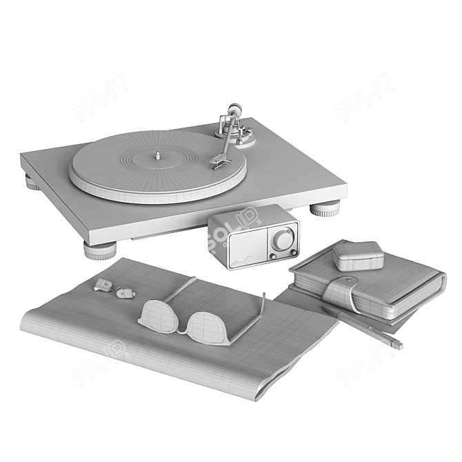 Modern Music-Inspired Home Decor 3D model image 5