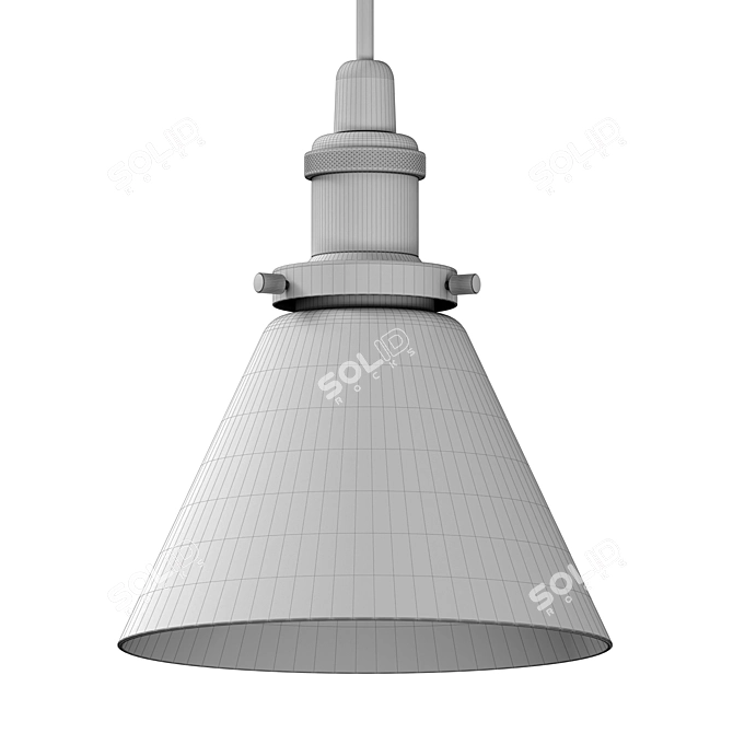Modern Nordic Pendant Light Fixture 3D model image 4