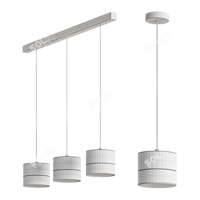 GLOW ROUND Hanging Heating Lamp 3D model image 3