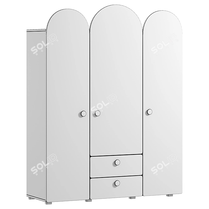 Archi Swing Door Wardrobe 3D model image 2