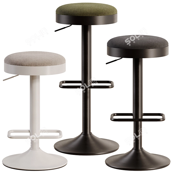 Zaib Bar Stool by Kave Home 3D model image 3