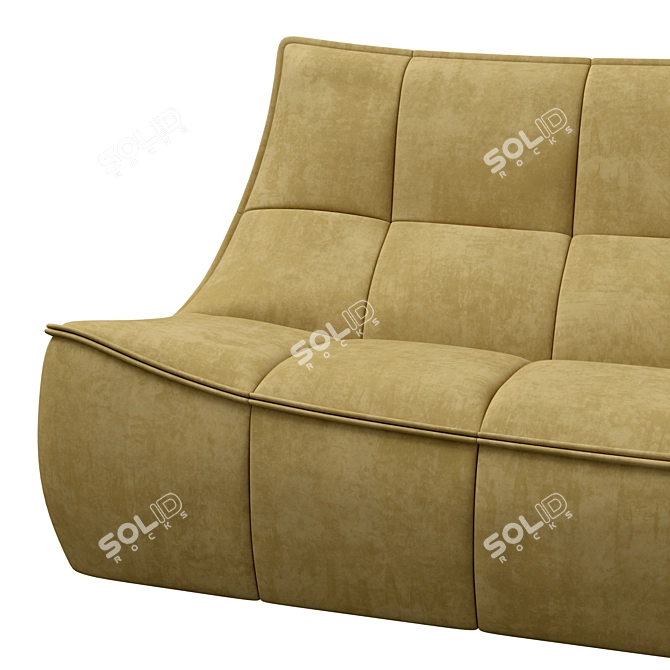 Retro Chic Montis Florence Sofa 3D model image 4