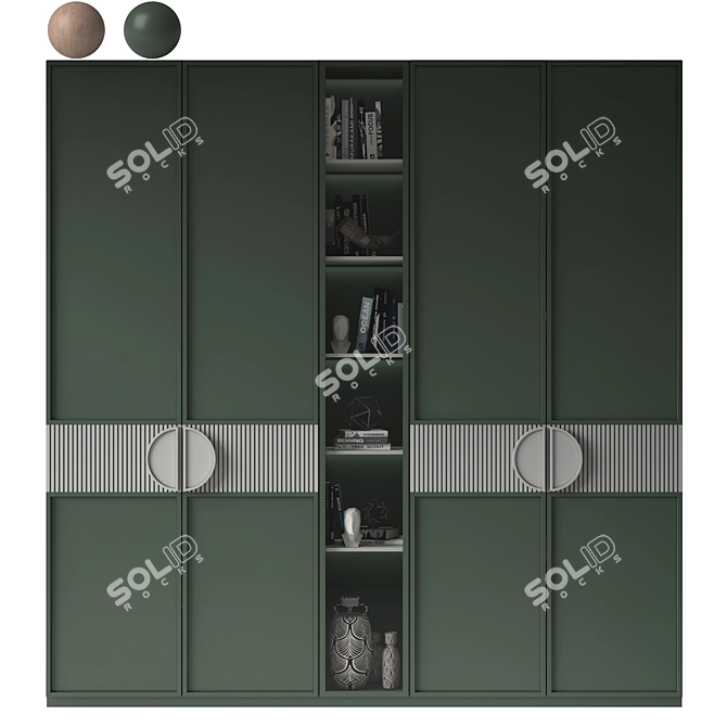 Versatile 3D Wardrobe Model Set 3D model image 2