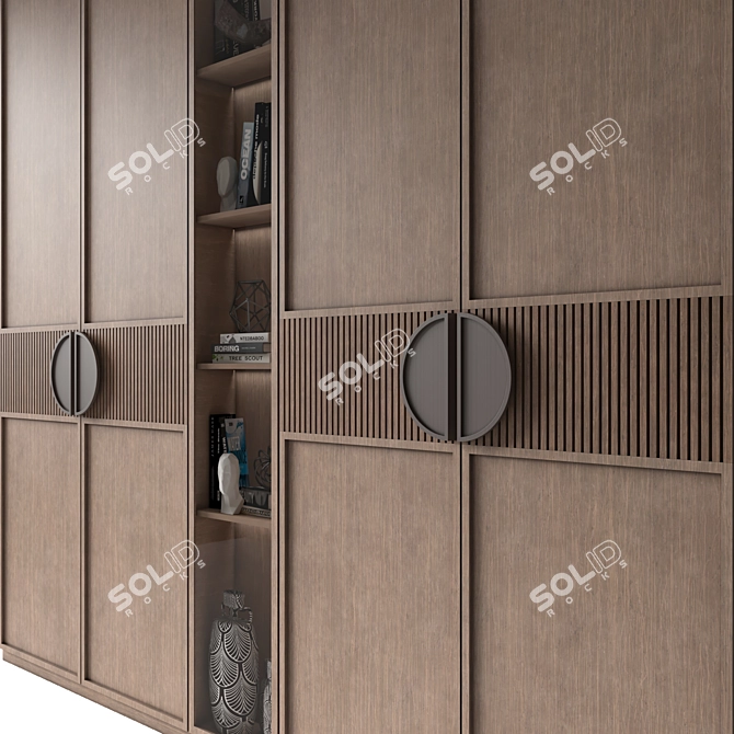 Versatile 3D Wardrobe Model Set 3D model image 3