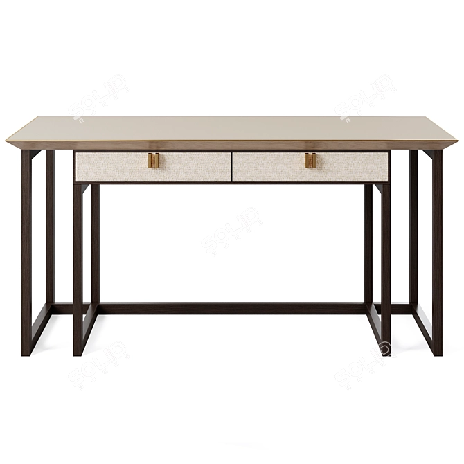 Elegant Frato Bali Desk 3D model image 3