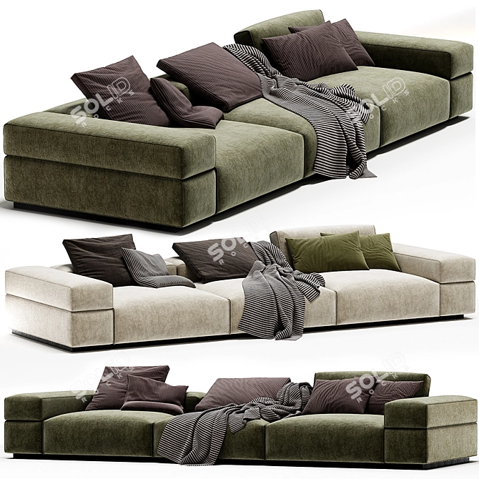 Lema Brick Lane Modern Sofa 3D model image 2