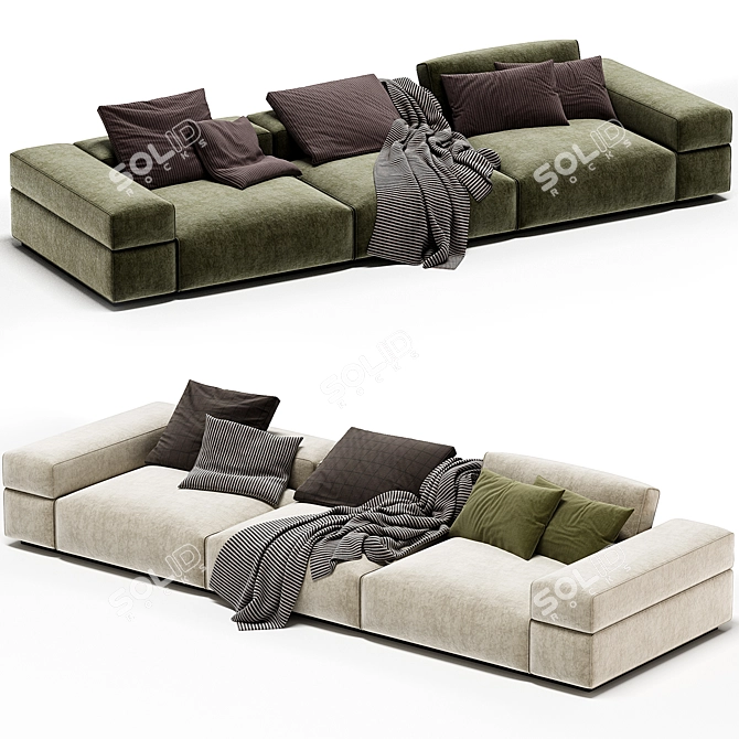 Lema Brick Lane Modern Sofa 3D model image 3