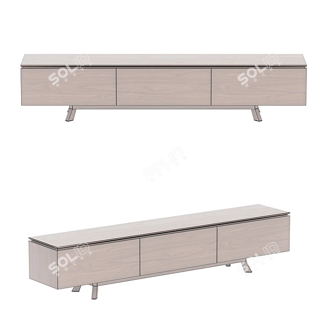 Hemonides Bridge TV Unit - Modern Cyprus Design 3D model image 3