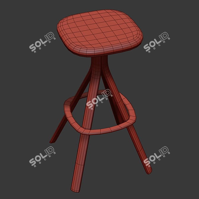 Modern Stool by Lapalma 3D model image 6