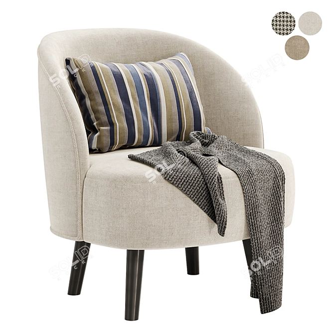 Bayron Lounge Chair Sets 3D model image 1