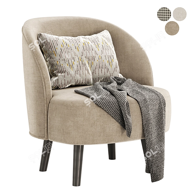 Bayron Lounge Chair Sets 3D model image 2