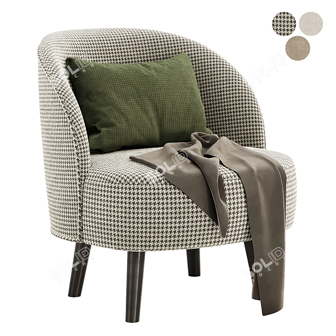 Bayron Lounge Chair Sets 3D model image 3