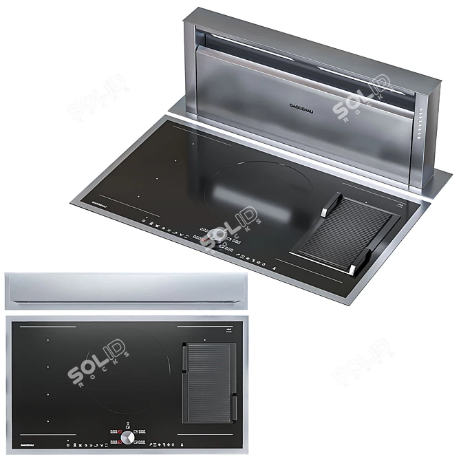Gaggenau Appliance Set Collection 3D model image 2