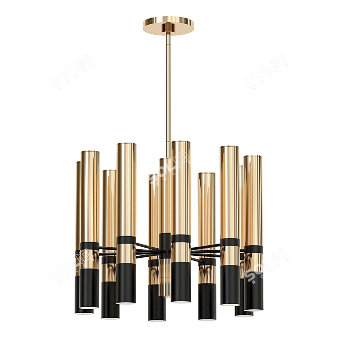 Granville II Suspension Lamp 3D model image 1