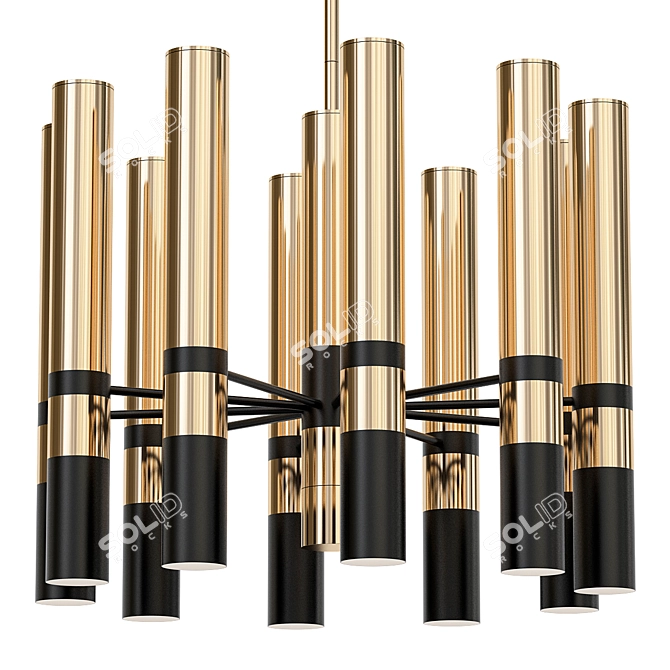 Granville II Suspension Lamp 3D model image 2