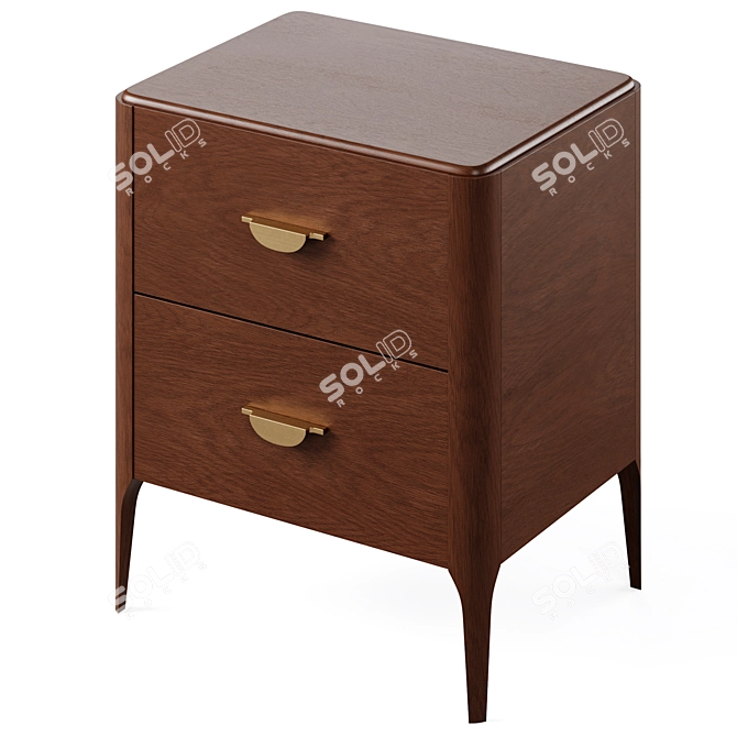 Conte Sloane 2 Bedside Table 3D model image 4