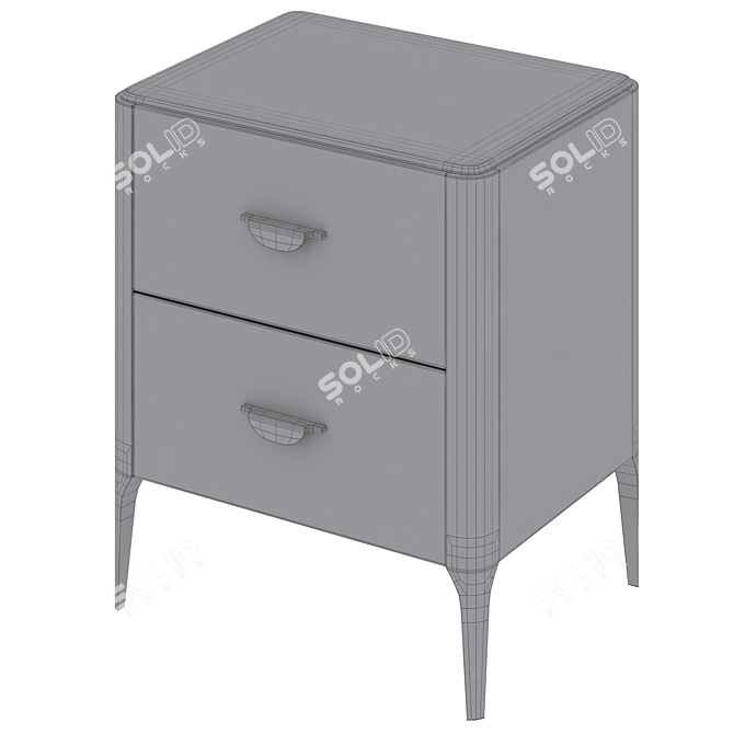 Conte Sloane 2 Bedside Table 3D model image 5