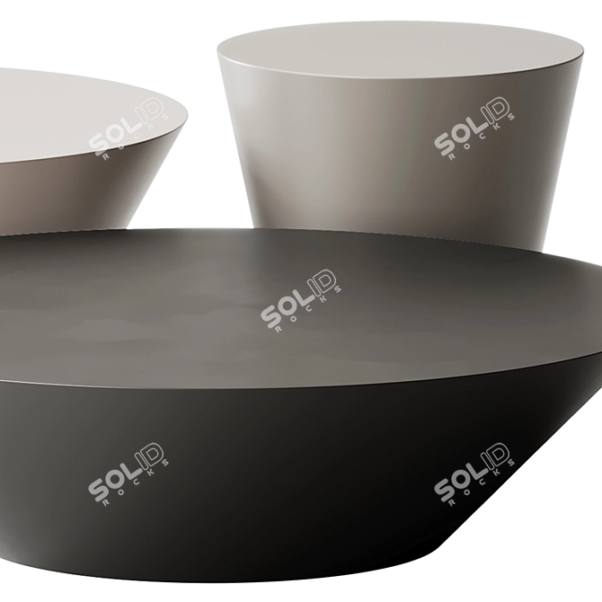 Circular Elegance Coffee Tables by ACERBIS 3D model image 2