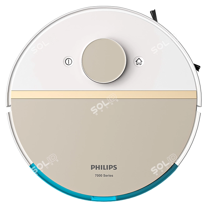 Philips HomeRun 7000 Robot Vacuum 3D model image 4