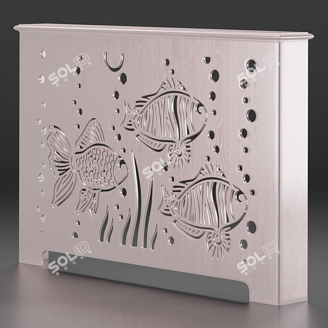 Children's Room Panel & Box 3D model image 2