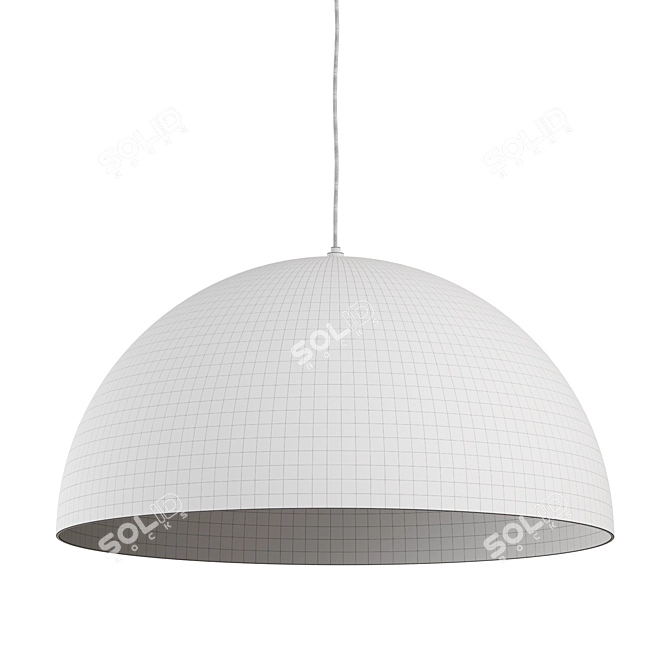 Elegant Urban Verve Shell Pendant 3D model image 3