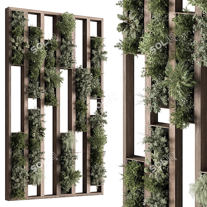 Verde Wall Plant Divider 05 3D model image 1