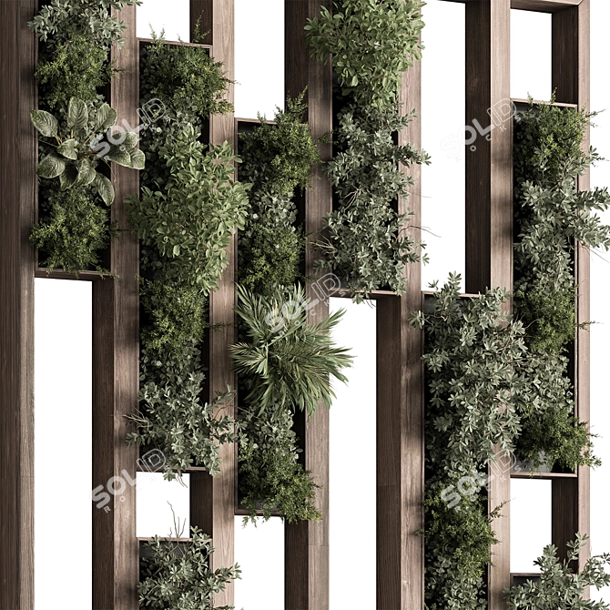 Verde Wall Plant Divider 05 3D model image 4