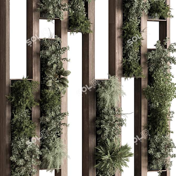 Verde Wall Plant Divider 05 3D model image 6