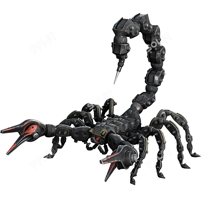 Scorpion Robot Model 3D model image 1