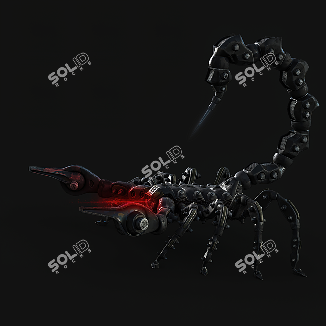 Scorpion Robot Model 3D model image 6