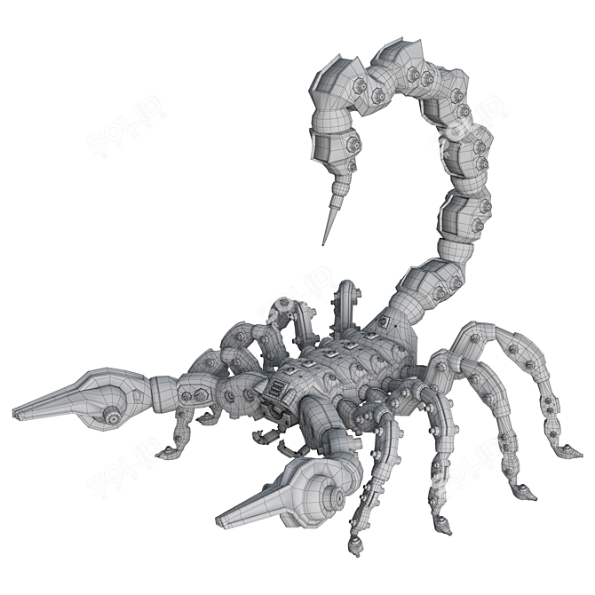 Scorpion Robot Model 3D model image 9