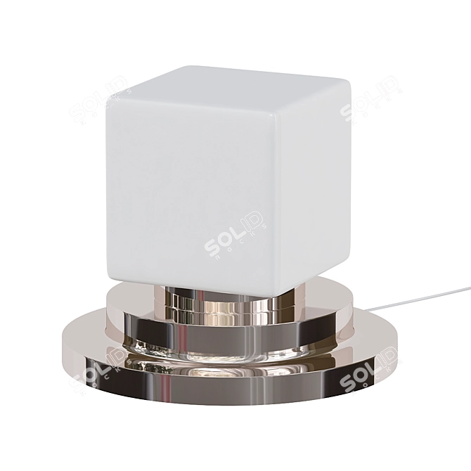 Vintage 1930s Pendant Light 3D model image 1