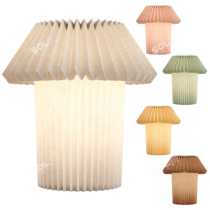 "Paper Table Lamp H&M House 3D model image 1