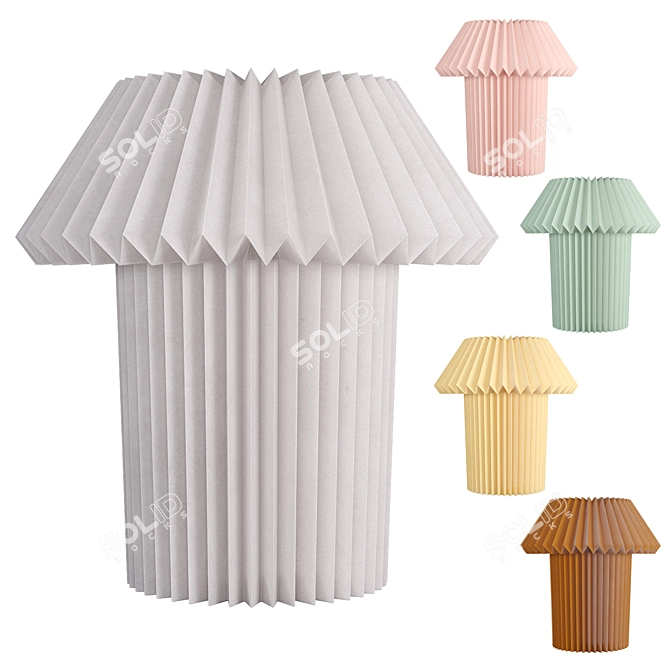 "Paper Table Lamp H&M House 3D model image 2