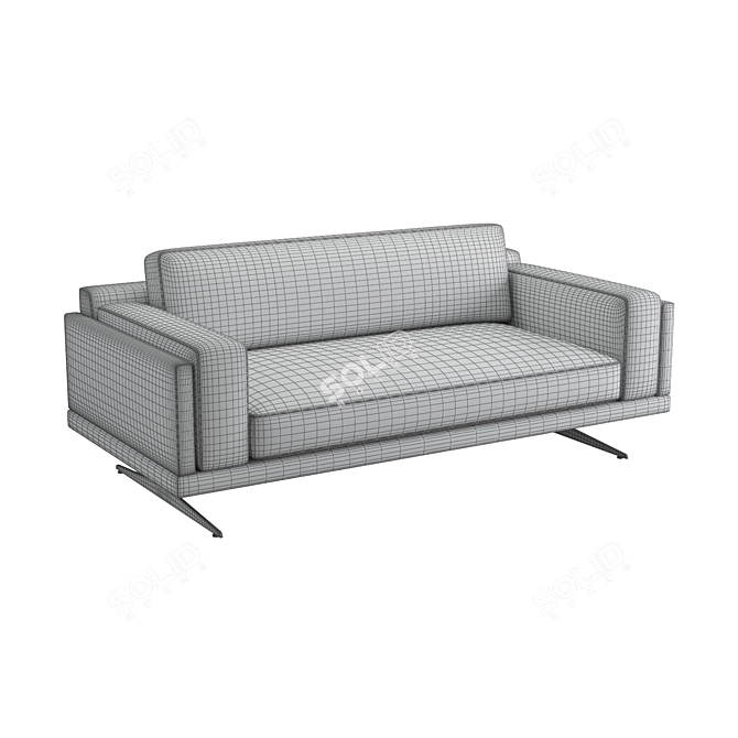 Floating Pike Modular Sofa 3D model image 5