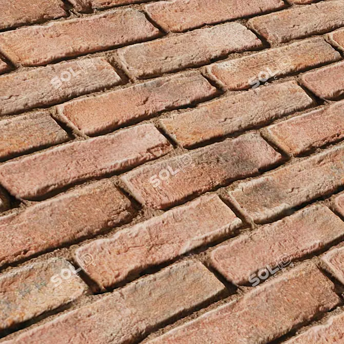  Natural Terrakotta Brick Texture Pack 3D model image 7