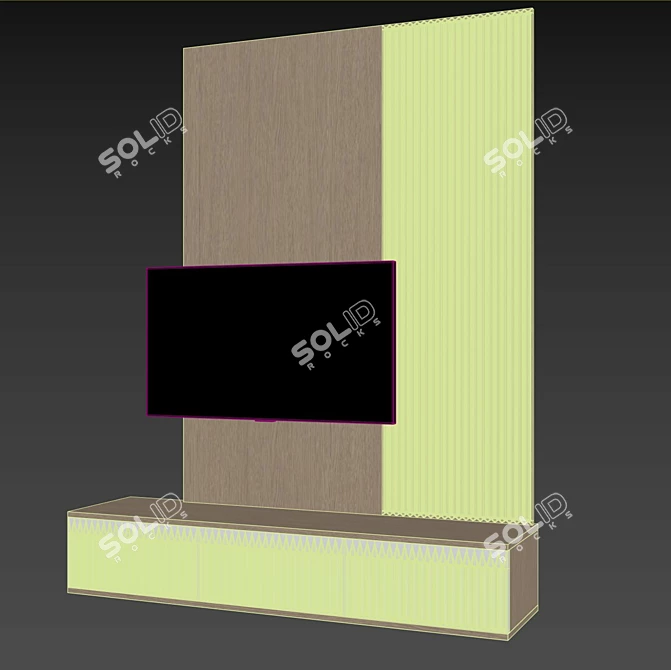 Modern MDF Fronts Collection 3D model image 5