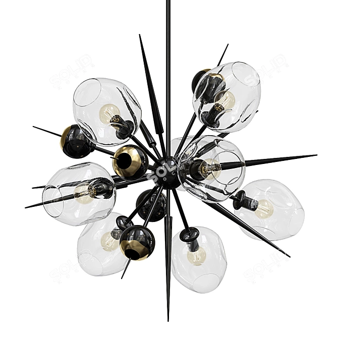 ImperiumLoft BOOM Pendant Chandelier 3D model image 1