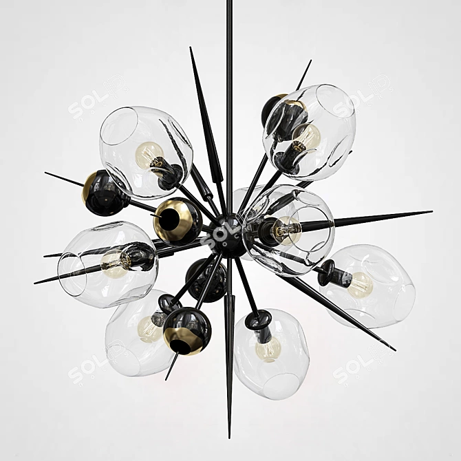 ImperiumLoft BOOM Pendant Chandelier 3D model image 2