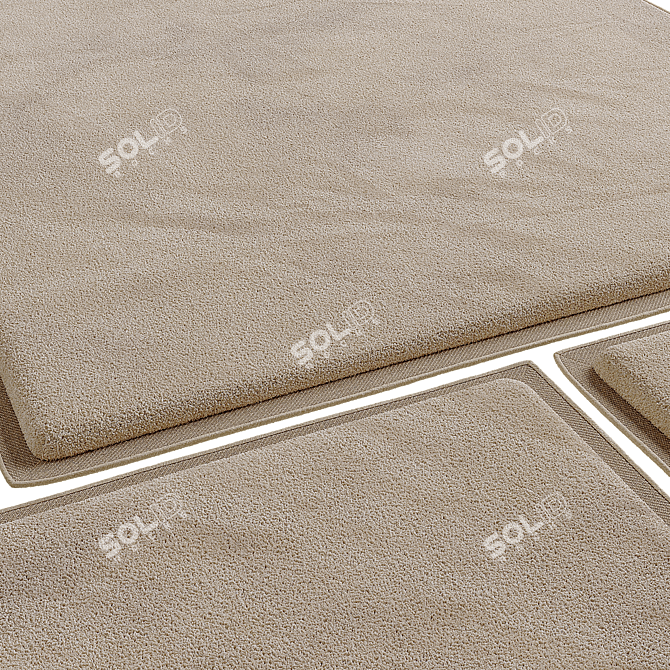 Studioilse Tufted Rug Set 3D model image 5