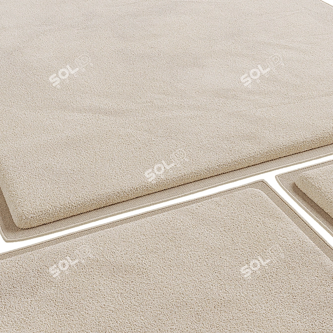 Studioilse Tufted Rug Set 3D model image 21