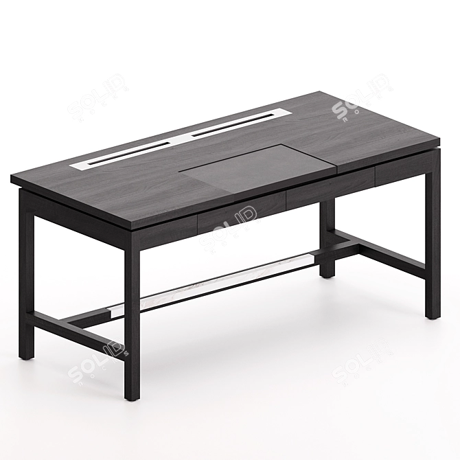 Sleek ST JOHNES JNL Desk 3D model image 1