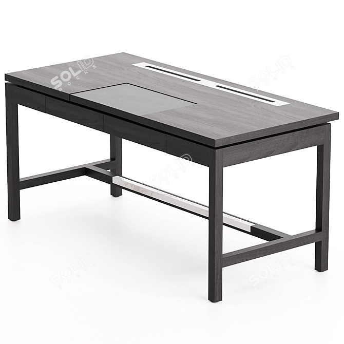 Sleek ST JOHNES JNL Desk 3D model image 4