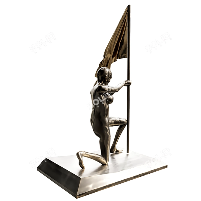 Contemporary Sculpture Model 2016 3D model image 3