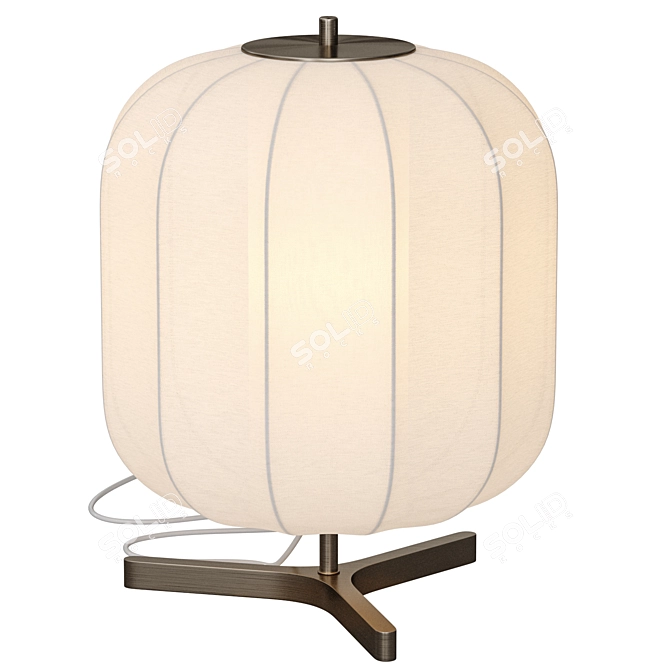 Satchi Knit Paper Lantern Lamp 3D model image 1