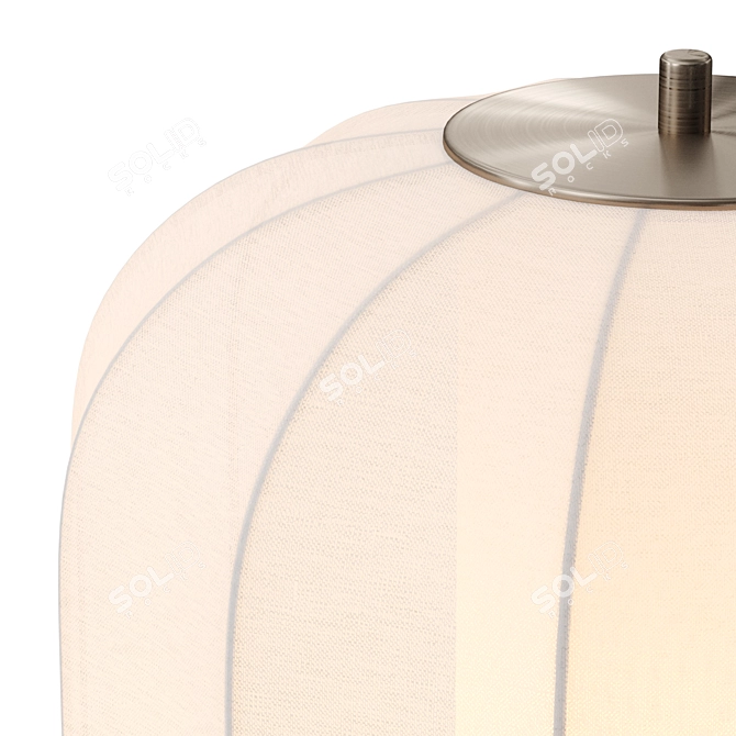 Satchi Knit Paper Lantern Lamp 3D model image 3